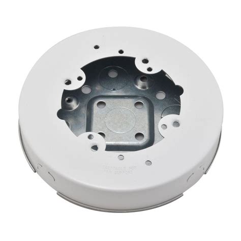 3.5 round junction box|shallow outdoor round electrical box.